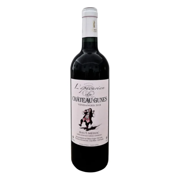 L’épicurien des Gûnes, 2018, A.O.C Haut-Médoc, Red Wine, 75 cl