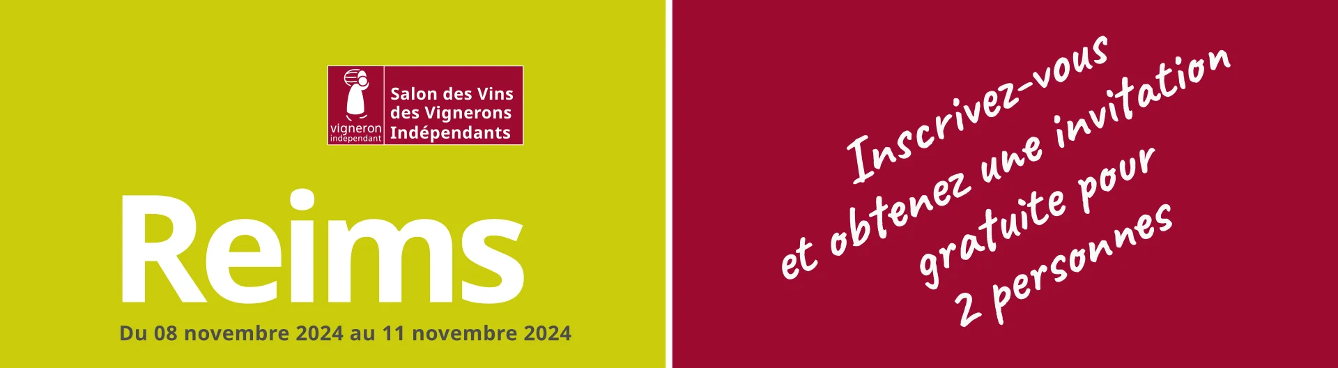 Château Gûnes au 32ème Salon des Vins des Vignerons Indépendants de Reims. 8-11 novembre 2024