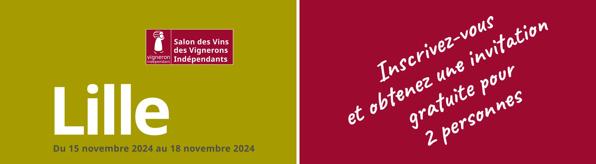 28ème Salon des Vins des Vignerons Indépendants - Lille - 2024